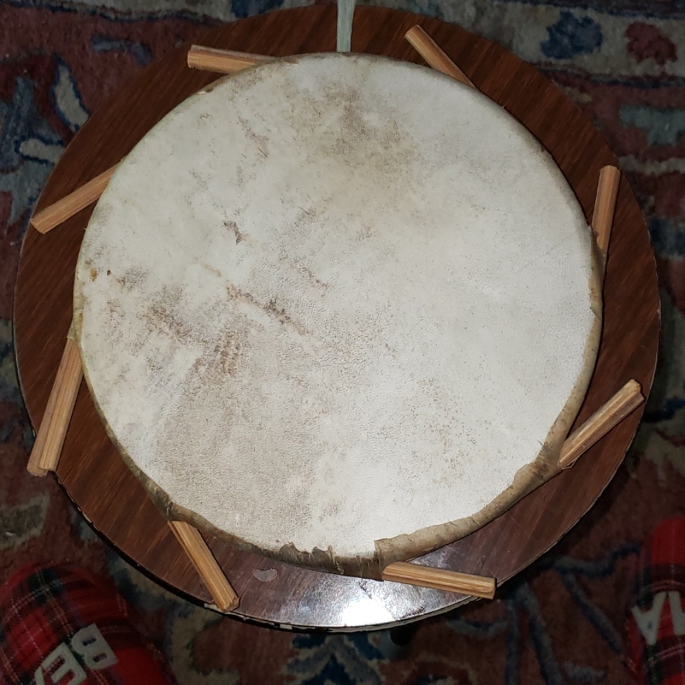 Red clay drum